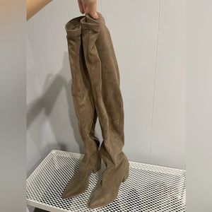 Fashion nova heeled boots